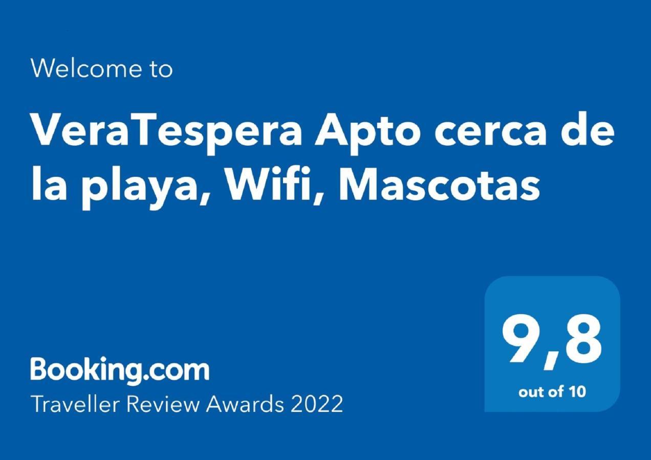 VeraTespera Apto cerca de la playa, Wifi, Mascotas Exterior foto
